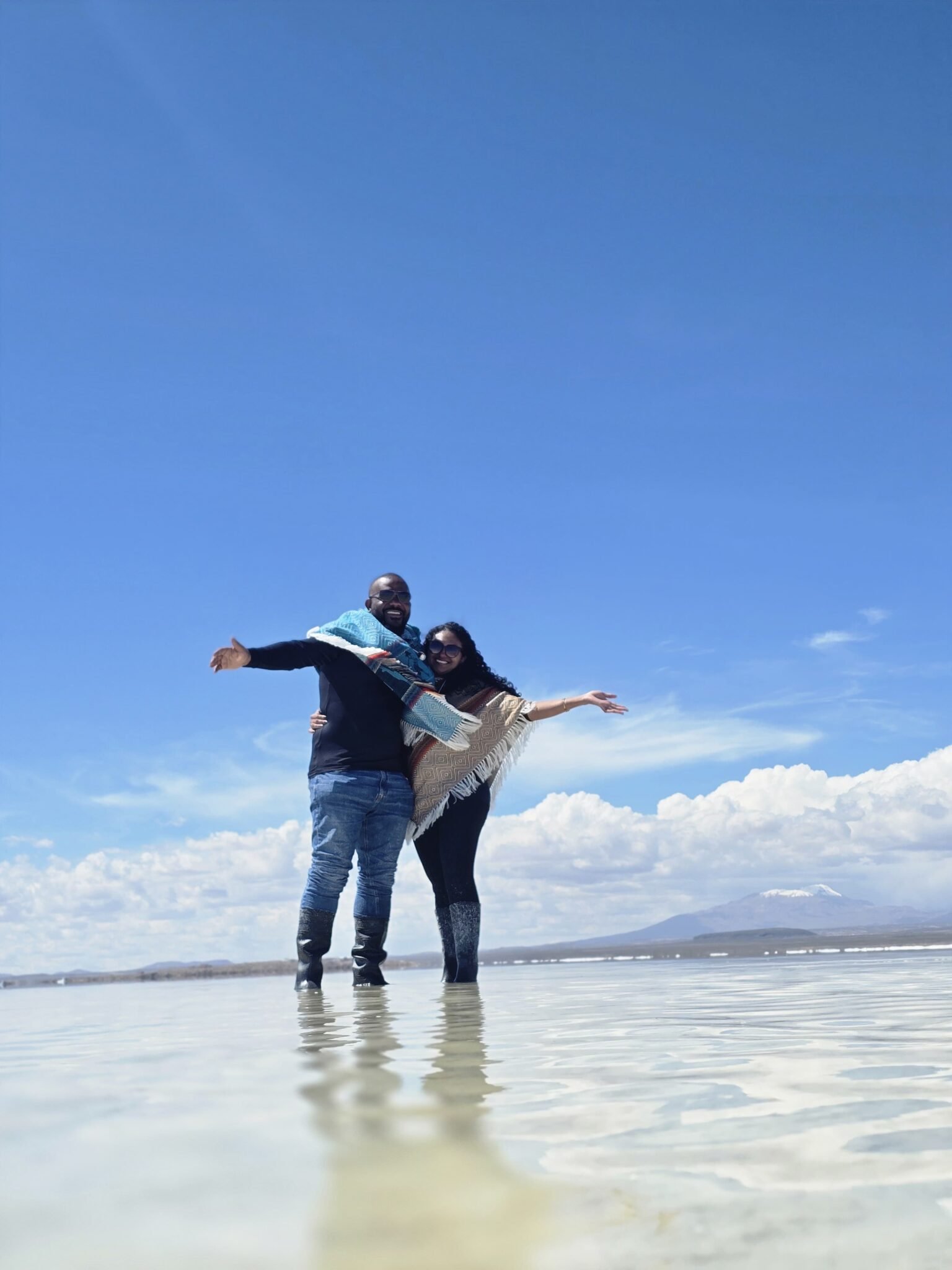 Leonardo pediu Cristiane em Casamento no Salar de Uyuni