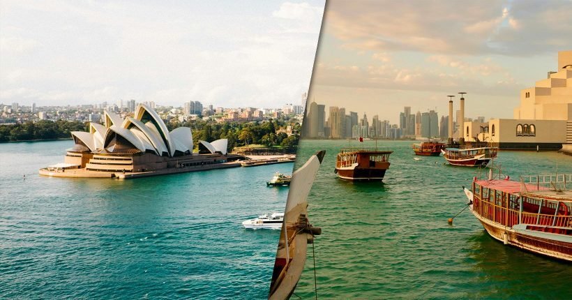 Qatar Airways lança tarifas para Sydney com parada gratuita em Doha por valores a partir de R$ 7.795 - Imagem do artigo original