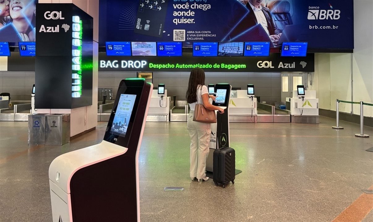 Aeroporto de Brasília amplia operação de despacho automático de bagagens para Gol e Azul - Imagem do artigo original