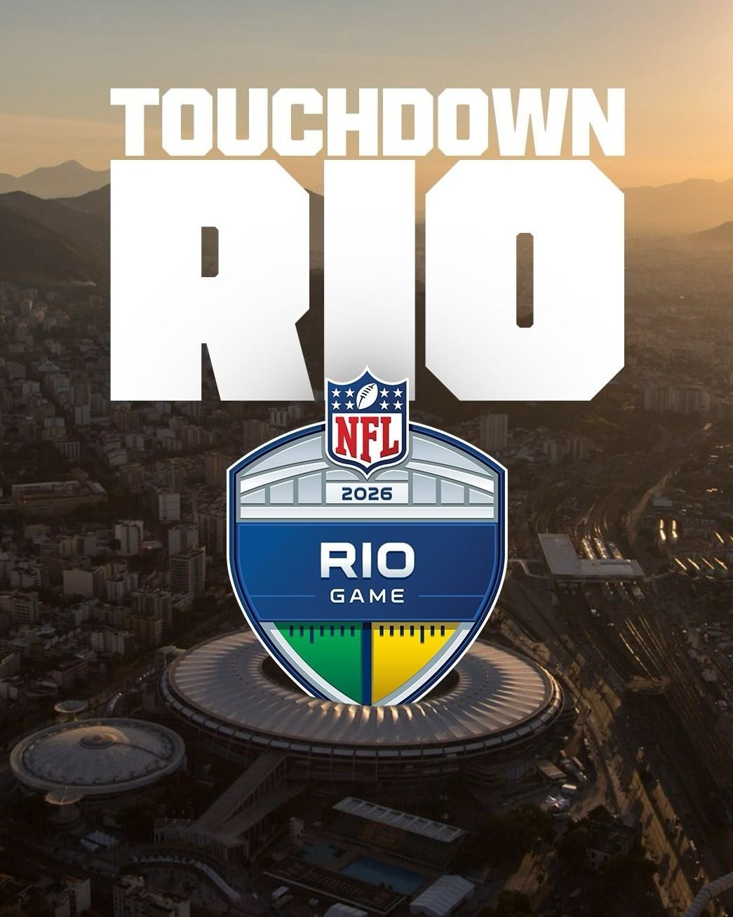 NFL confirma pelo menos três jogos de temporada regular no Rio de Janeiro entre 2026 e 2030 - Imagem do artigo original