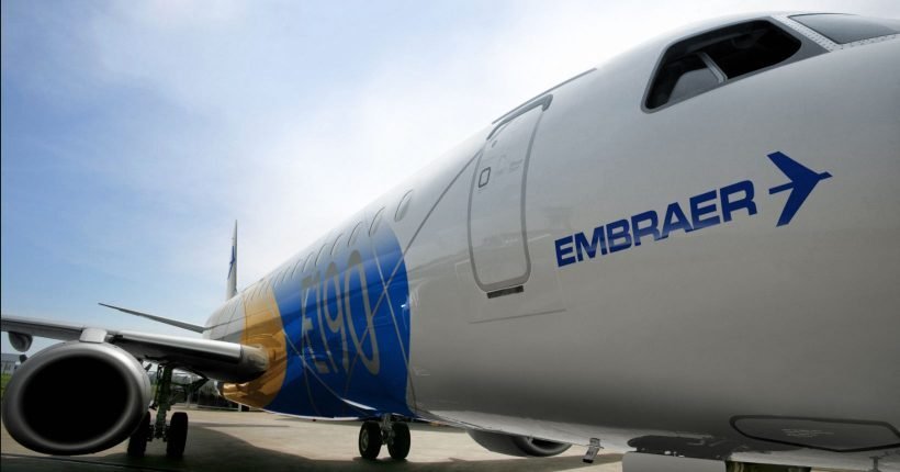 Grupo Abra avalia adquirir jatos Embraer E2 ou Airbus A220 para ampliar frota de suas companhias - Imagem do artigo original
