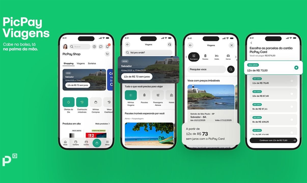 PicPay entra no mercado de turismo e lança hub de viagens integrado em parceria com a CVC Corp - Imagem do artigo original